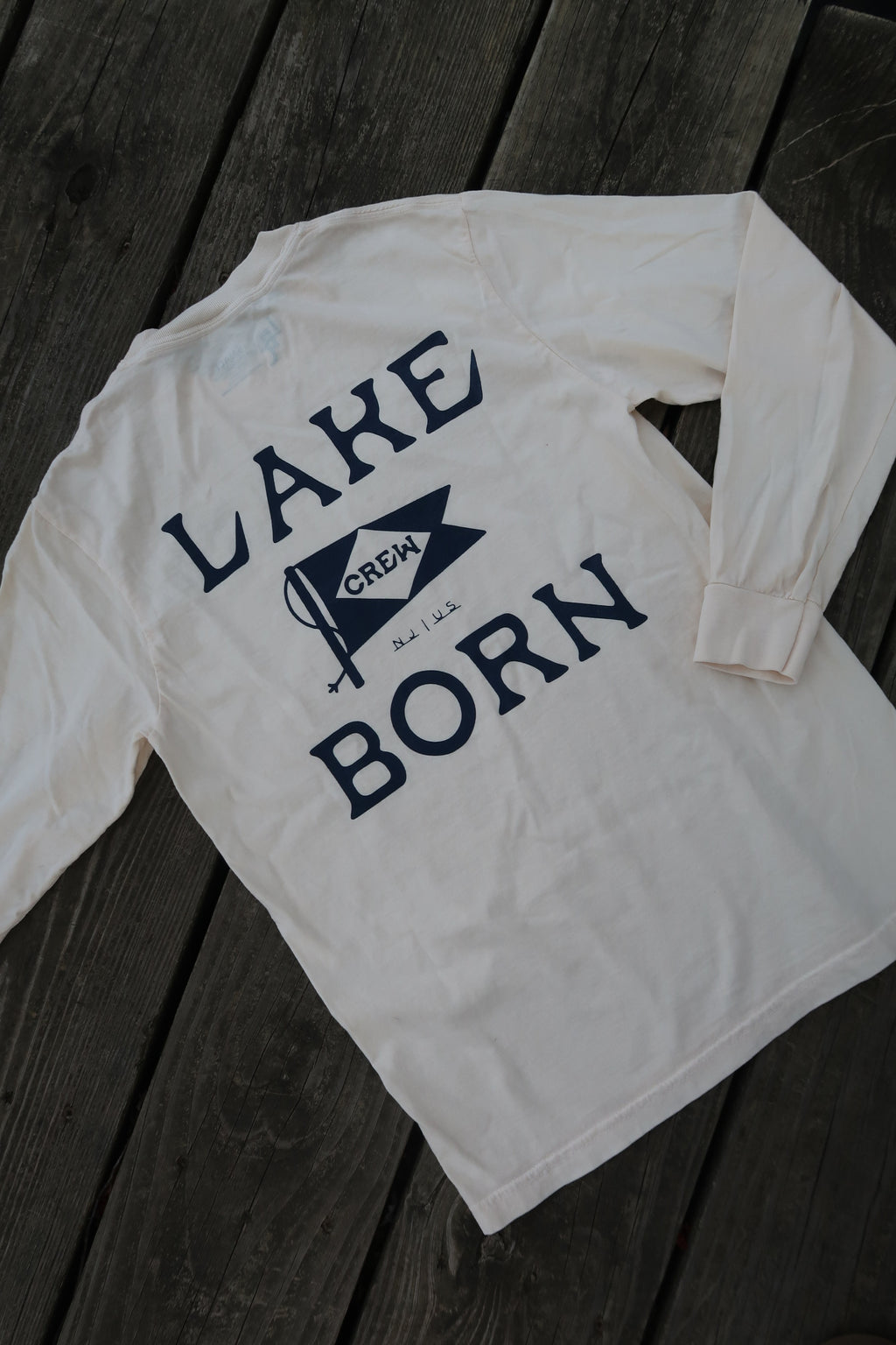 Lake Born Crew Long Sleeve Ts