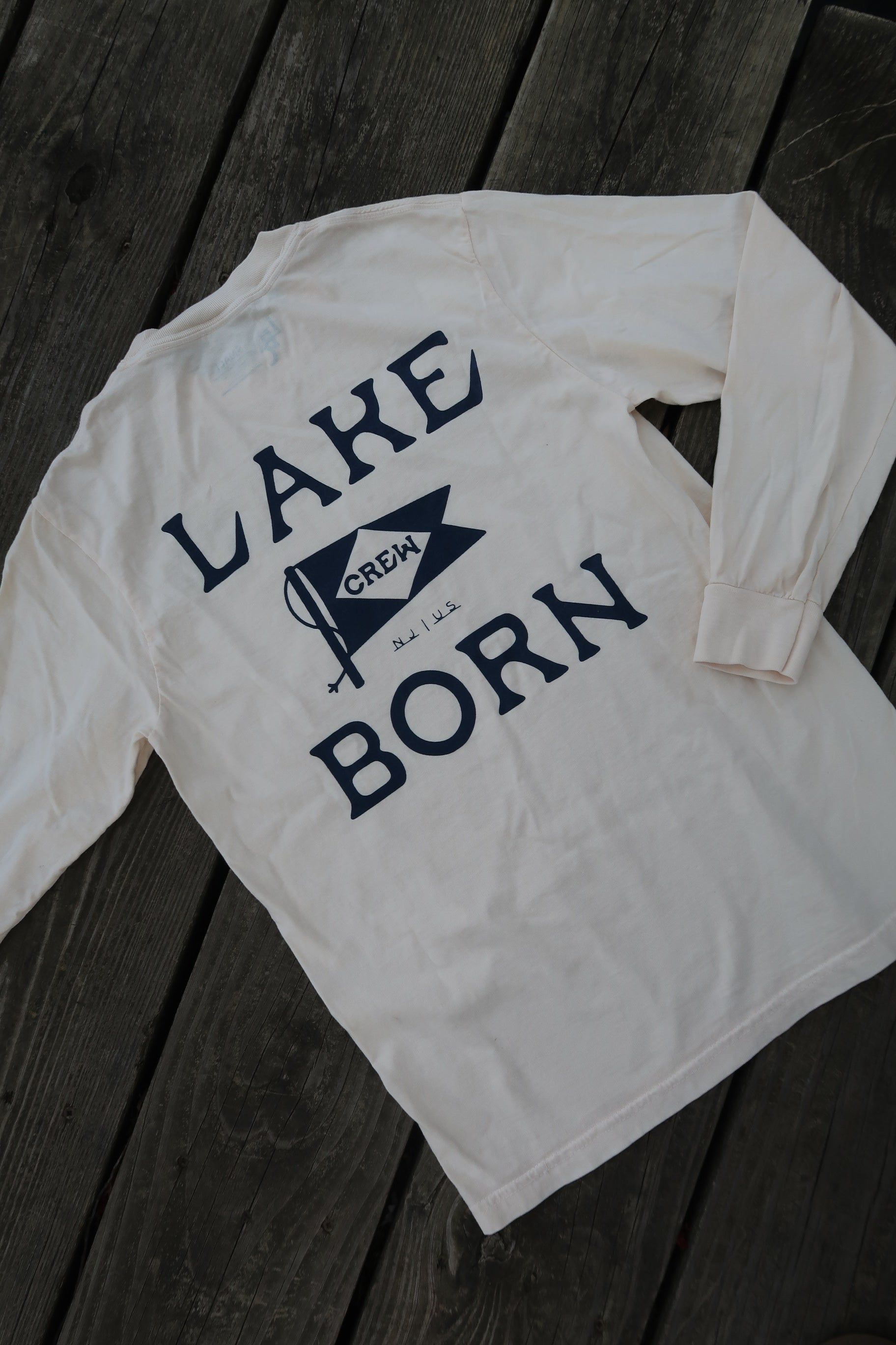 Lake Born Crew Long Sleeve Ts