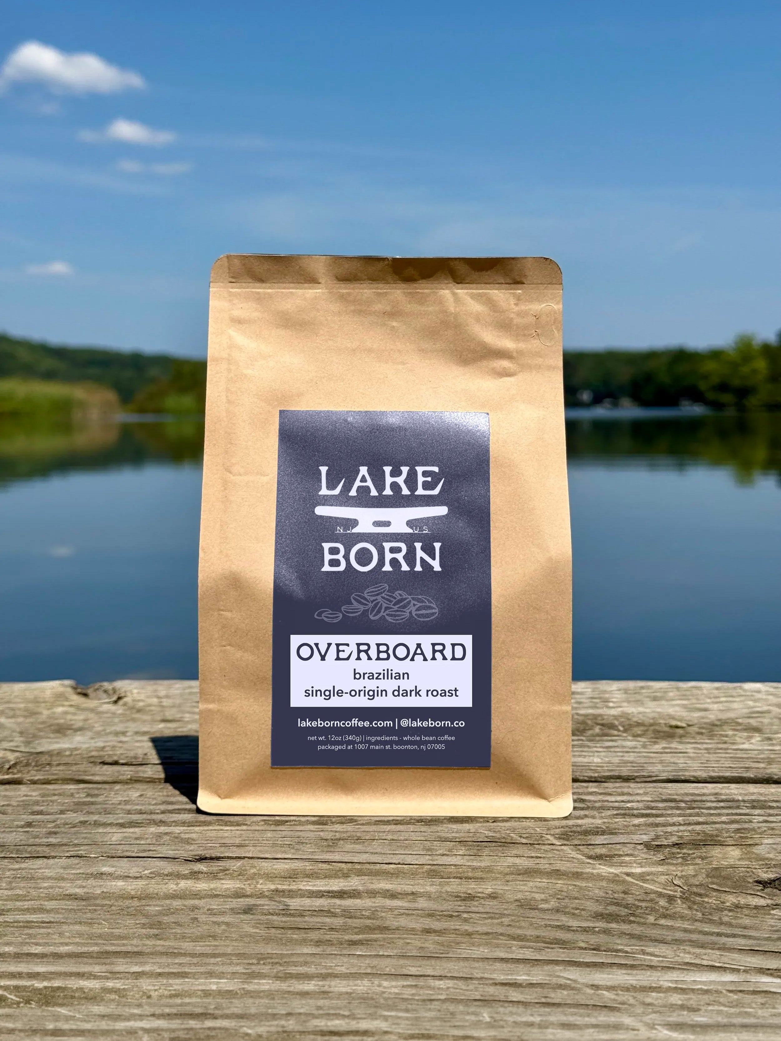 Overboard Single-Origin Dark Roast Coffee Beans